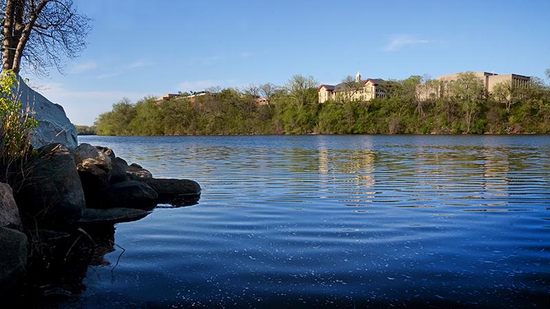 Mississippi river bank