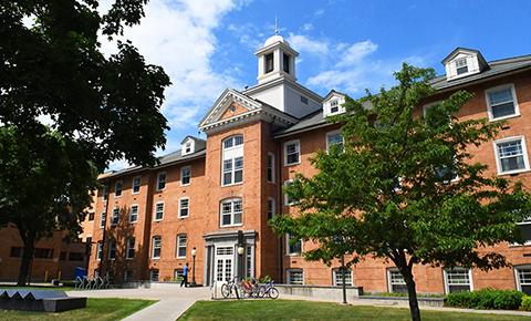 Lawrence Hall exterior entrance