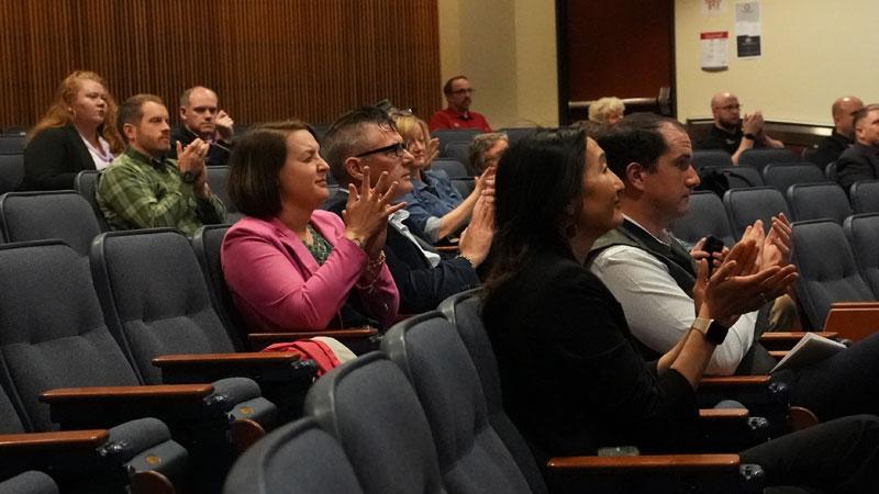 Audience at provost summit